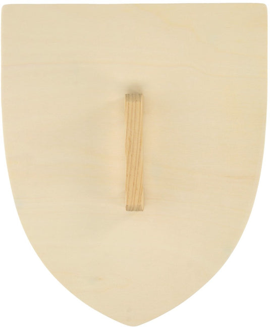 Playwood houten schild ridder speelgoed met handvat voor kinderen.