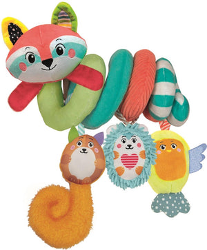 Clementoni baby stoffen kinderwagenspiraal wasbeer