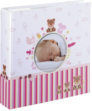 Hama inschuif album - baby - 10x15 - 200 pagina's - roze