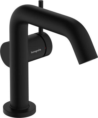 Hansgrohe tecturis s - wastafelkraan - ééngreeps bediening - coolstart energiebesparend - met trekwaste - 110mm maat - mat zwart