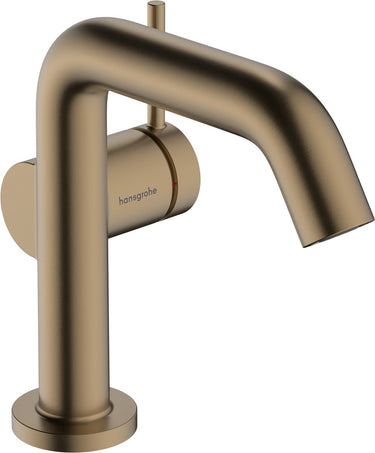 Hansgrohe tecturis s - wastafelkraan - ééngreeps bediening - coolstart energiebesparend - zonder waste - 110mm maat - brushed bronze