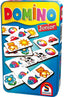 Schmidt ® - domino junior - kinderspel - legspel met afbeeldingen en stippen - vanaf 3 jaar - 2-6 spelers - reisspel