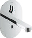 Grohe eurosmart cosmopolitan e afbouwdeel v wandkraan met uitloop 17cm met menging met tranformator 230v chroom