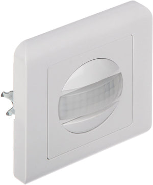 Orno pir bewegingsmelder inbouw - bewegingssensor met 160 ° detectie - bewegingsdetector voor wand inbouw - ip20 - tweedraads - 60mm inbouw - wit