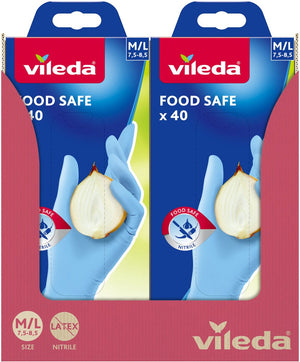 Vileda food safe handschoenen - 40 stuks