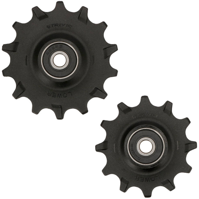 Load image into Gallery viewer, Trivio - derailleurwieltjes 12 14t chromo lagers
