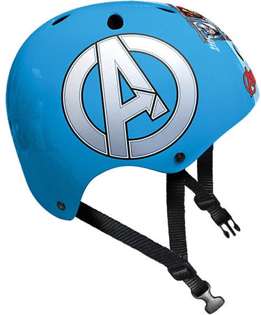 Marvel skatehelm avengers blauw maat 54 60 cm