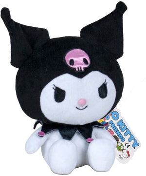 Hello kitty kuromi pluche knuffel 26 cm { plush toy | melody speelgoed knuffeldier voor kinderen meisjes | melody keroppi | kat cat kitten}