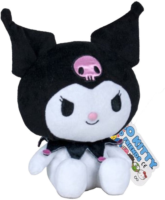 Hello kitty kuromi pluche knuffel 26 cm { plush toy | melody speelgoed knuffeldier voor kinderen meisjes | melody keroppi | kat cat kitten}