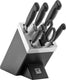 Zwilling four star - messenset - 7-delig - zelfslijpend - zwart