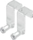 Sigel flipover haken - meet up - transparant - 55x63x20mm - si-mu162