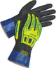 Hexarmor schutzhandschuhe rubiflex s xg27bi 60708 schwarz, gelb, blau 6 paar-8