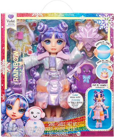 Rainbow high winter wonderland pop - violet (paars)