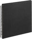Walther sa-510-b cloth - spiraal album - formaat 30 x 30 cm - zwart