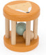 Trixie houten rollende rammelaar - mr. fox - eerste speelgoed baby - kraamcadeau - voor jongens meisjes