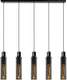 Lucide orlando - hanglamp - 5xe27 - fumé