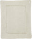 Meyco baby knit basic teddy boxkleed - sand melange - 77x97cm