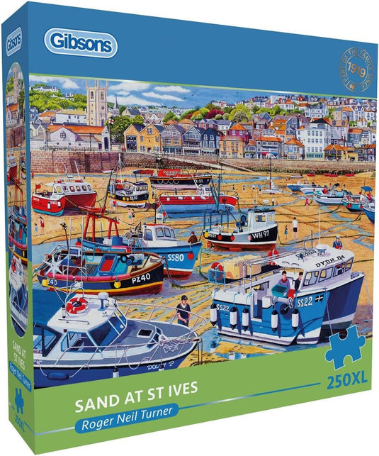 Gibsons - zand bij st ives ( sand at st.ives ) - roger neil turner - 250xl stukjes - 48×34cm - legpuzzels voor volwassenen