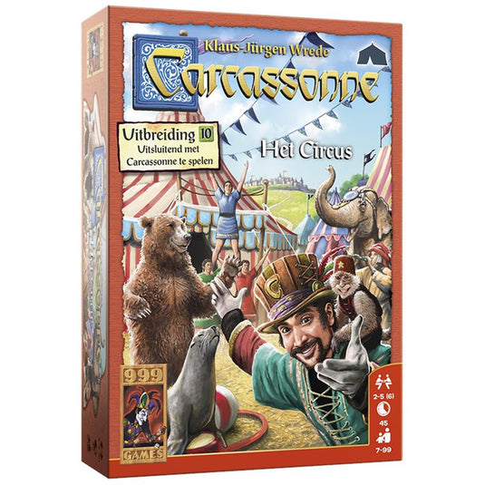 999games 999 games carcassonne het circus bordspel