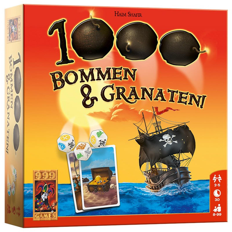 Afbeelding laden in galerijviewer, 999games 999 games 1000 bommen granaten dobbelspel
