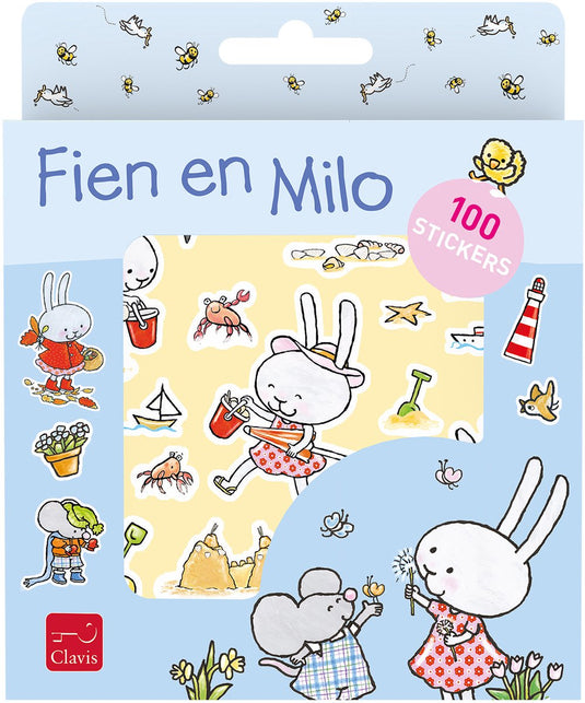 Clavis fien en milo stickerset. 3+