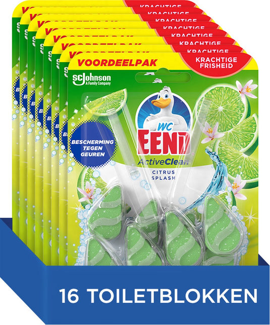 Wc-eend toiletblok active clean duopack citrus