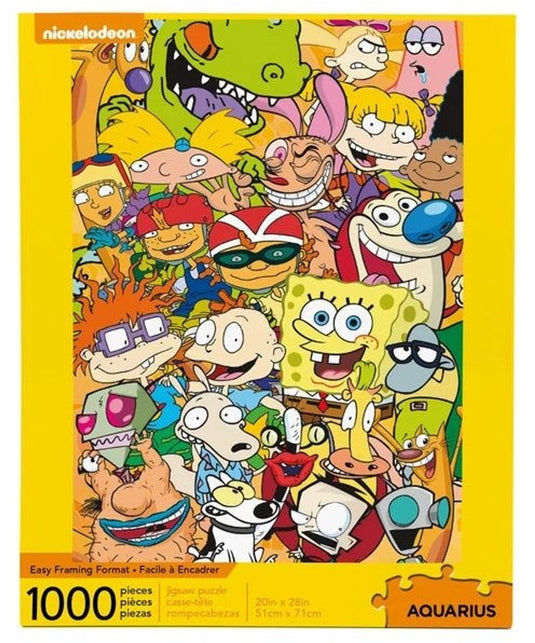 Aquarius nickelodeon - jigsaw puzzle - cast (1000 pieces)