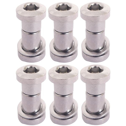 Bofix zadelpenbout inbus 19 mm - chroom (6 stuks)
