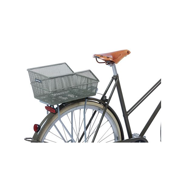 Load image into Gallery viewer, Basil Cento S - fietsmand - achterop - olive green
