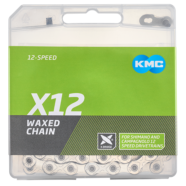 Afbeelding laden in galerijviewer, Kmc x12 waxed - silver (nickel plated)
