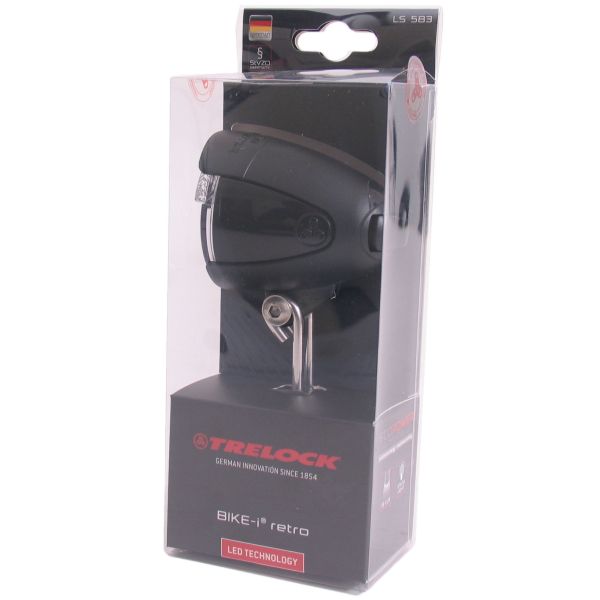 Load image into Gallery viewer, Trelock LS 583 Bike-i Retro koplamp zwart

