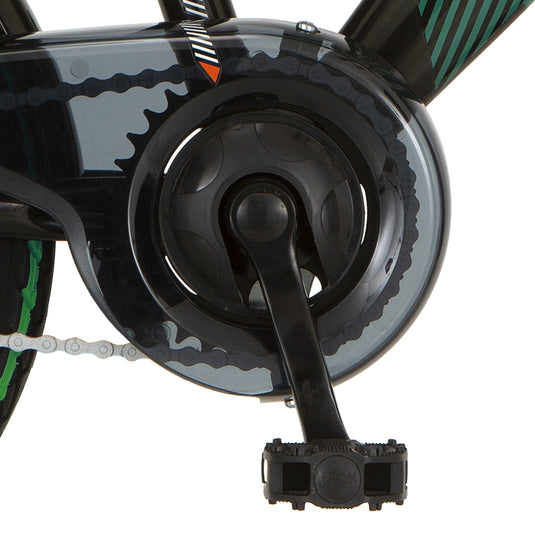 Alpina crankstel 33t 114 mat zwart met disc