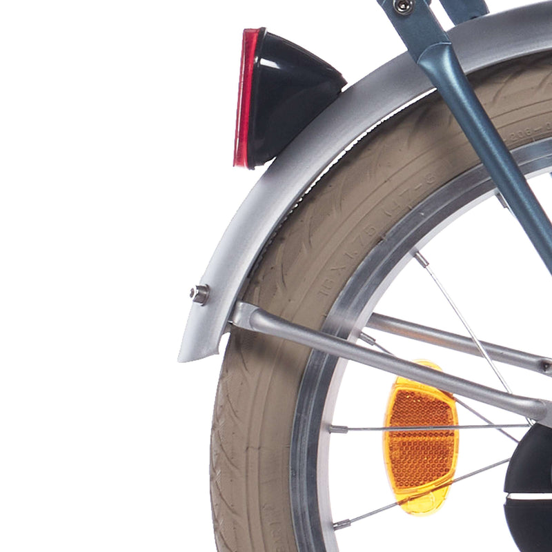 Load image into Gallery viewer, Alpina spatbord set + stang 18 cargo silver matt
