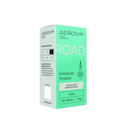Aeron tpu aeron tpu road - extralite protect 28-32 presta valve 65 700c