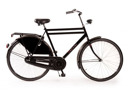 Aldo 28 inch opafiets dubbel buis glans zwart 70cm