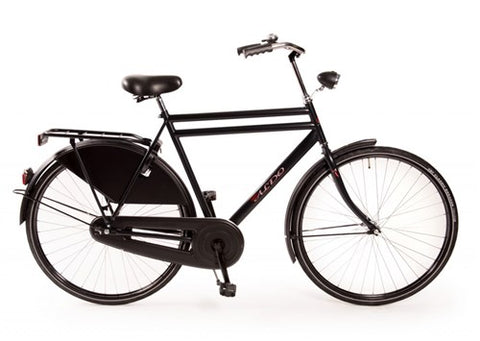 Aldo 28 inch opafiets dubbel buis 57cm mat zwart