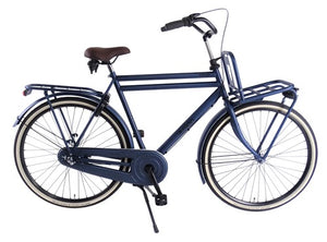 Aldo 28 inch opafiets cargo 3v 50cm jeans blauw
