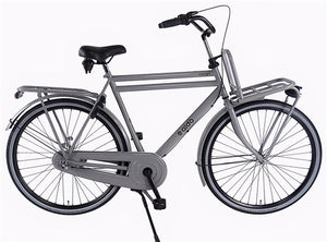 Aldo 28 inch opafiets cargo 3v 65cm nardo grey