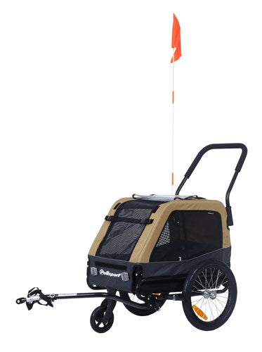 Afbeelding laden in galerijviewer, Polisport honden aanhangwagen 20 inch m tot 23kg
