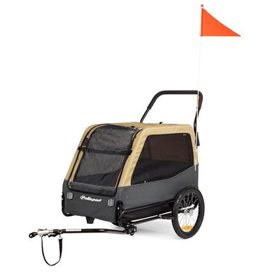 Polisport dog trailer size xl khaki gray