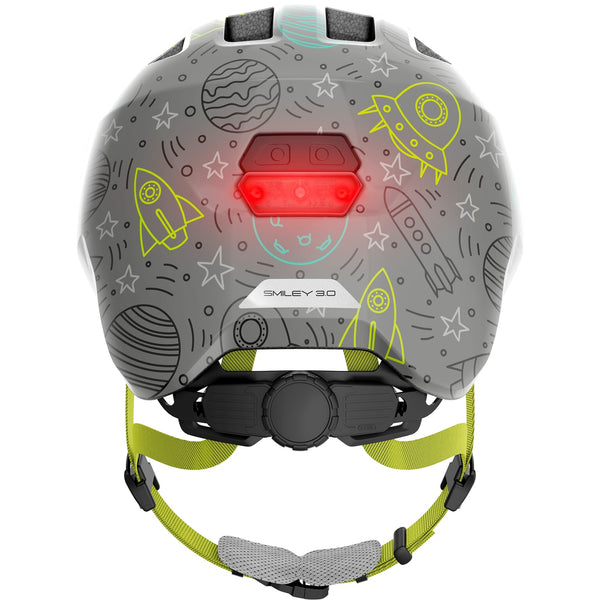 Abus helm Smiley 3.0 LED Grijs space M 50-55cm