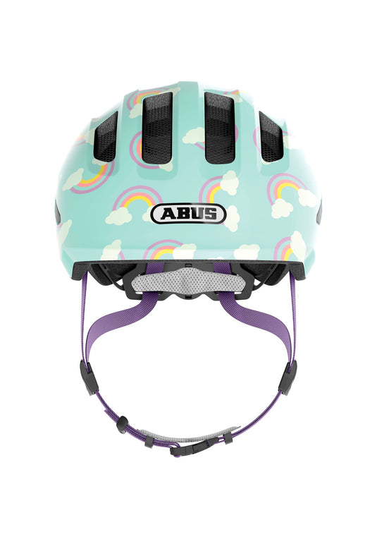 Abus Helm Smiley 3.0 LED blue rainbow S 45-50cm