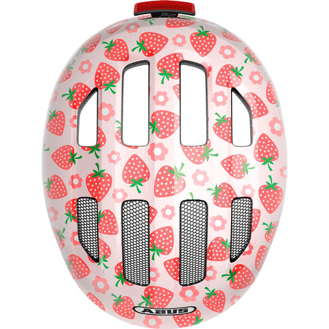 Abus helm smiley 3.0 led rose strawberry s 45-50cm