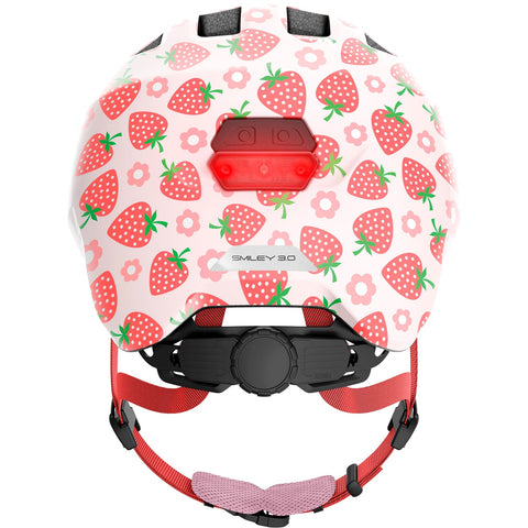 Abus helm smiley 3.0 led rose strawberry m 50-55cm