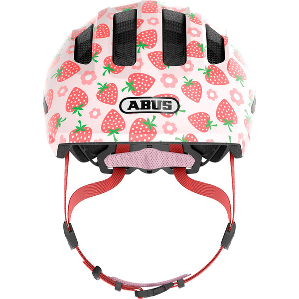 Abus helm smiley 3.0 led rose strawberry m 50-55cm