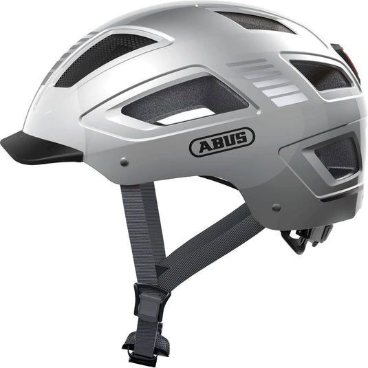 Abus helm Hyban 2.0 signal Zilver L 56-61cm