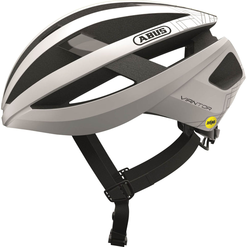 Load image into Gallery viewer, Abus Helm Viantor MIPS polar white S 51-55cm
