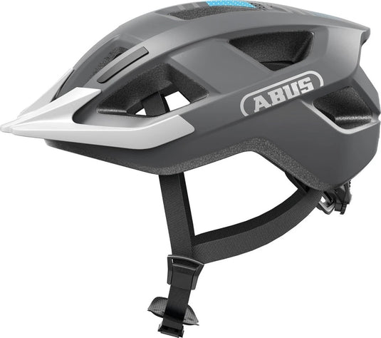 Abus helm aduro 3.0 led race grey m 52-58cm