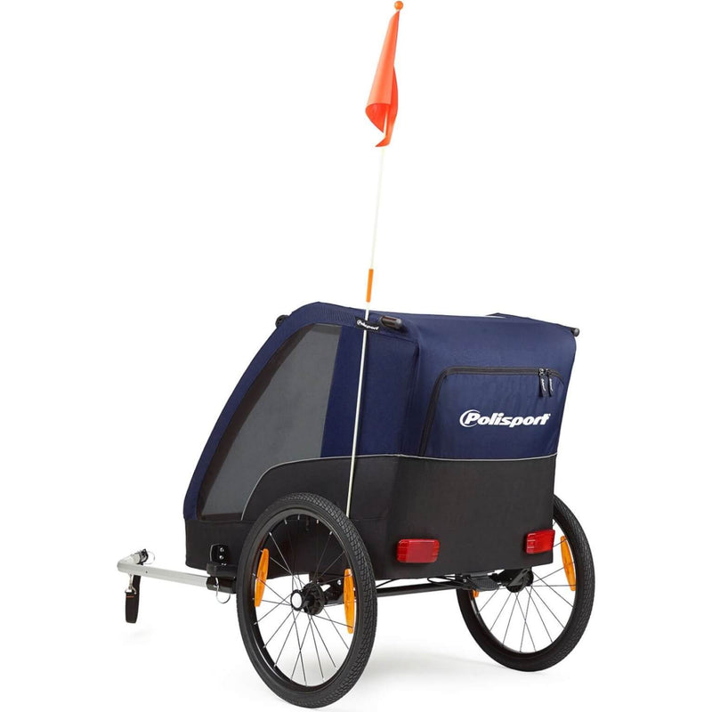 Load image into Gallery viewer, Polisport Fietskar Duo Blauw 117x86x94cm
