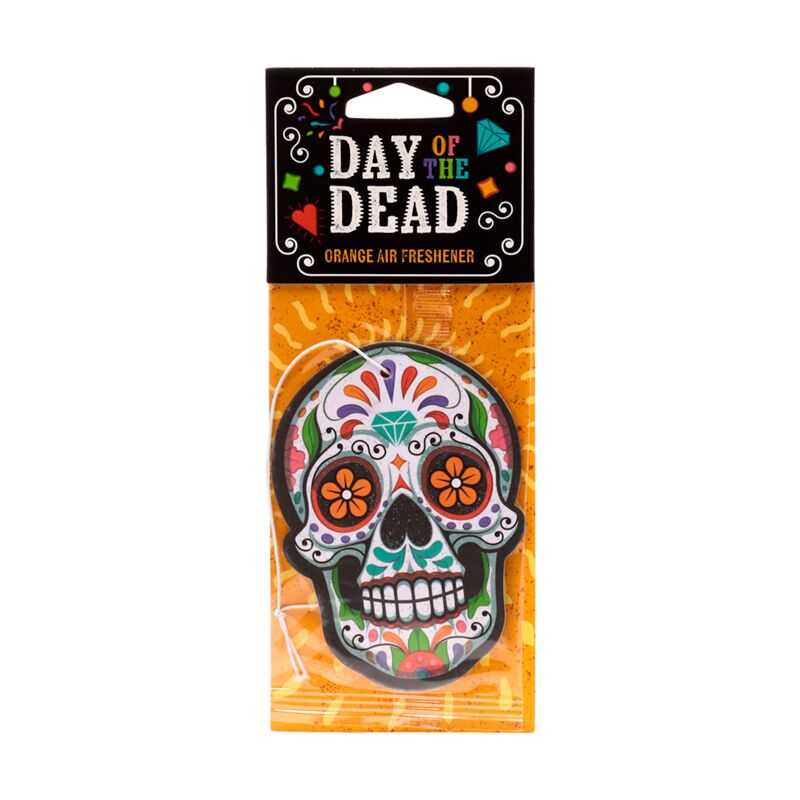 Load image into Gallery viewer, Sinaasappel-geur dia de los muertos luchtverfrisser
